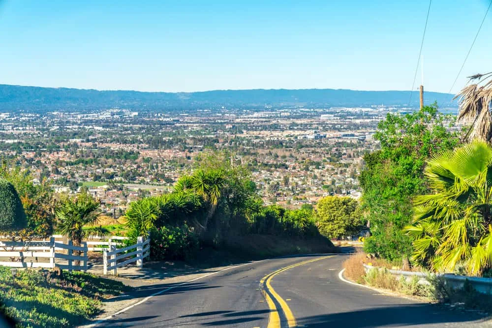 View over Santa Clara Valley