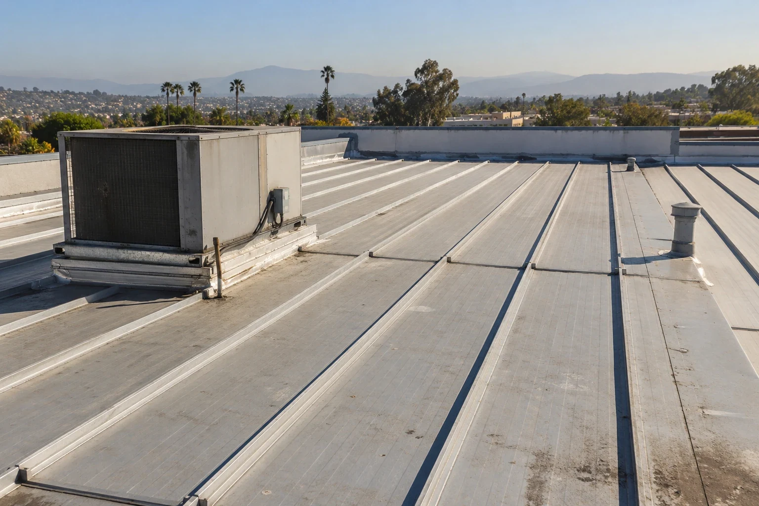 Commercial Metal Roof Retrofit in Santa Clara, CA