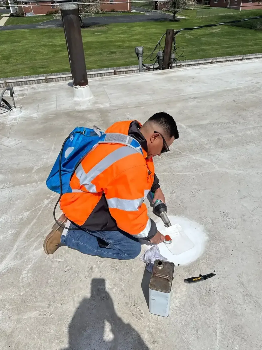 Occupied Building Reroofing in Santa Clara, CA